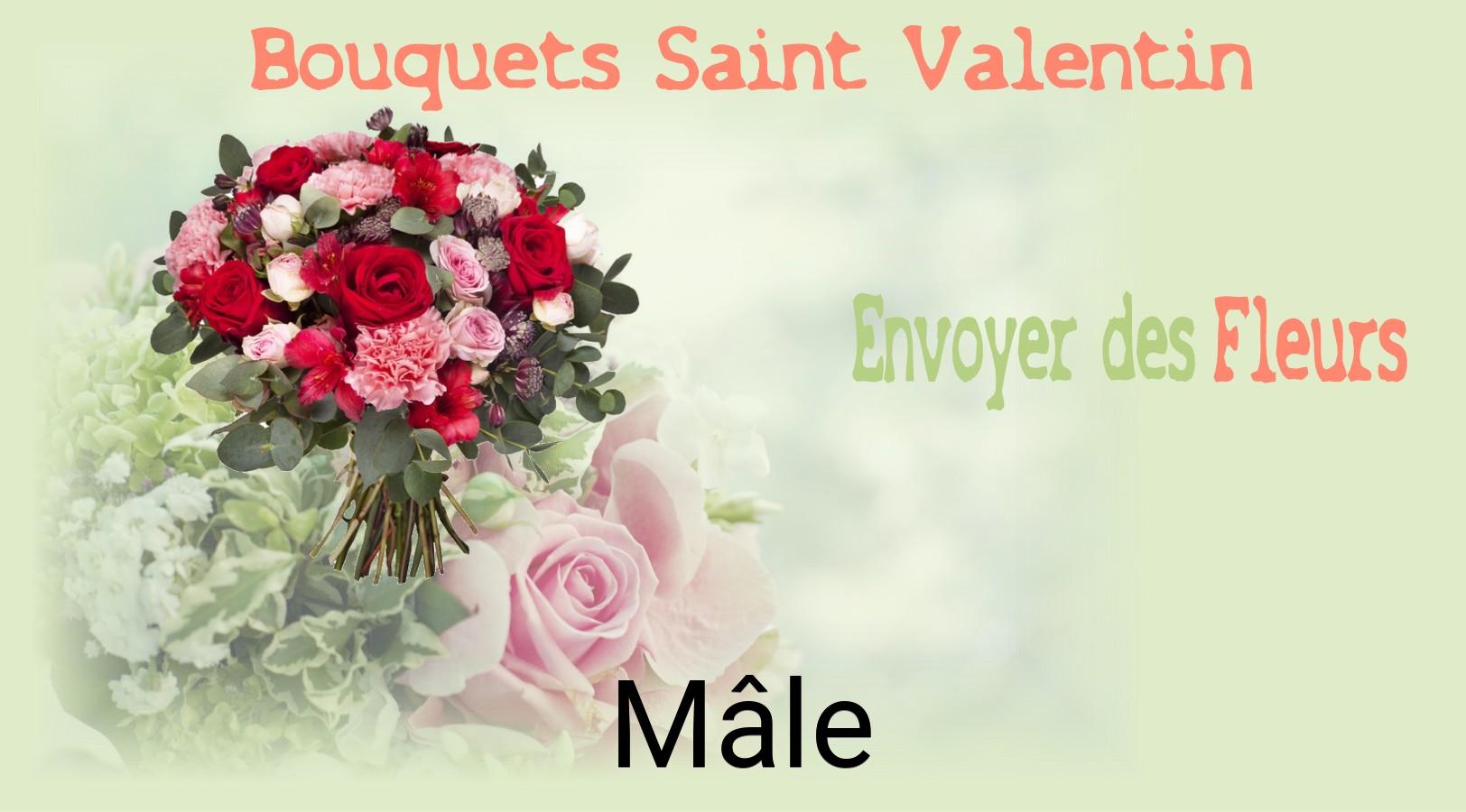 Roses de Saint-Valentin livrées à Mâle